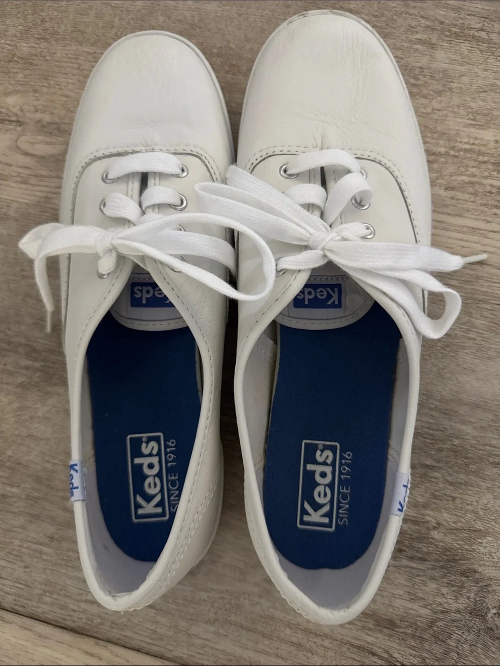Keds White Leather Size 8 - Picture 7 of 8